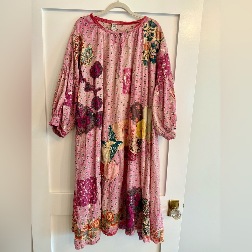 Magnolia Pearl Ruby Star dress in Pink NWOT O/S